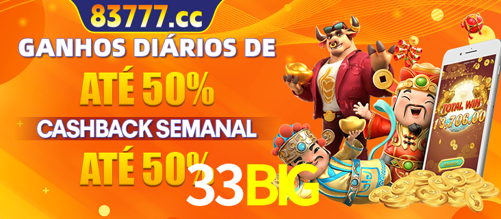 Anúncio de um membro ganhador do cassino 33BIG que ganhou R$2.193.486,00 jogando o slot PG Fortune Tiger, com os mascotes do jogo comemorando o prêmio.